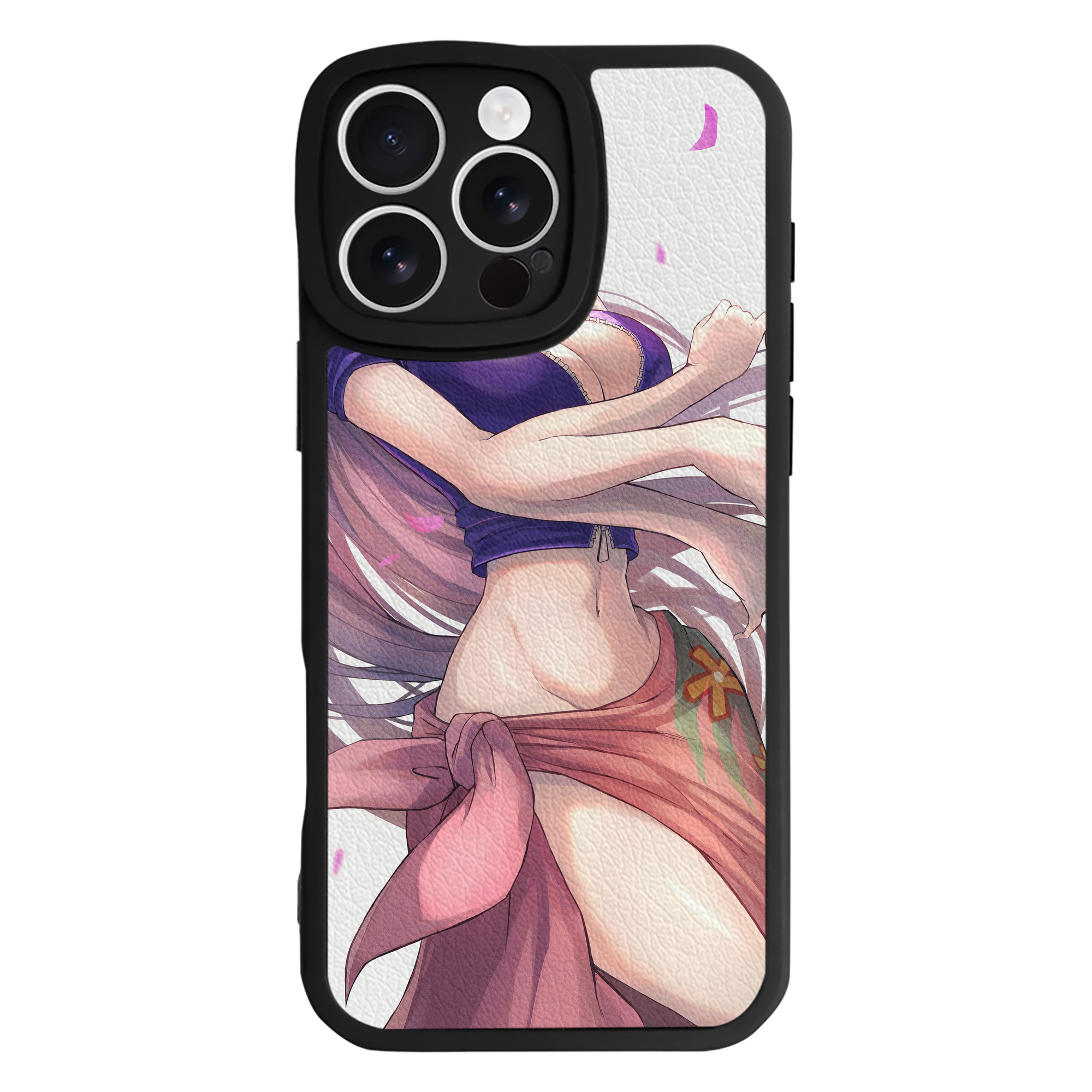 （画像用） ワンピース ONE PIECE 【iPhone 16シリーズ対応】シリコンスマホケース（レザー調） 材質：シリコン